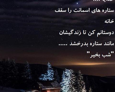 عکس نوشته انگیزشی شب