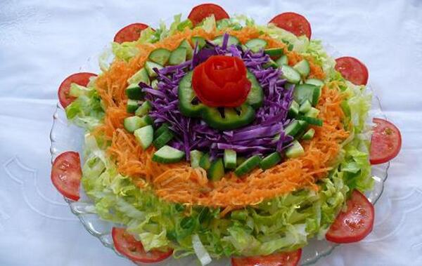 عکس ایده جدید برای تزیین سالاد