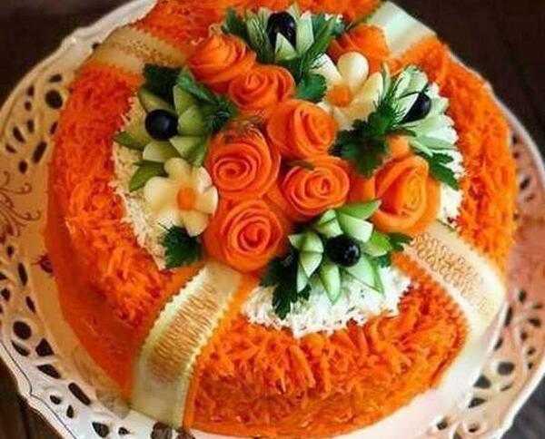 عکس ایده جدید برای تزیین سالاد