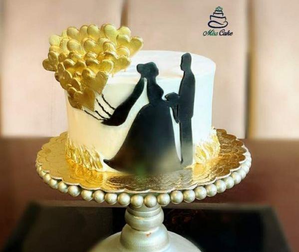 عکس سالگرد ازدواج رو کیک