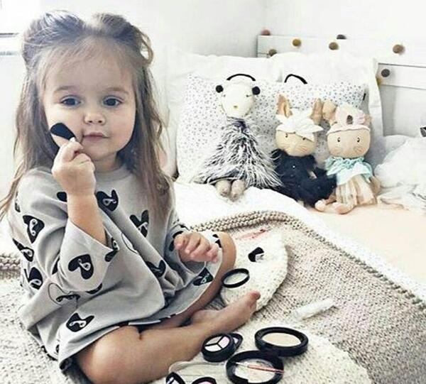 عکس دختر بچه قرتی