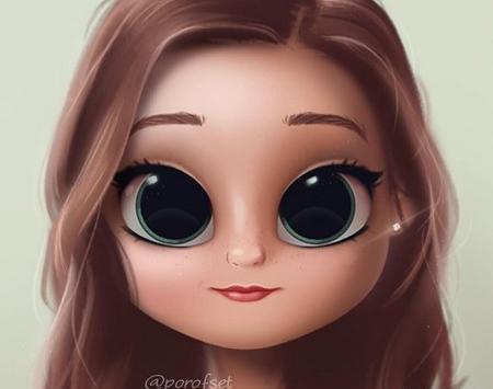بهترین عکس پروفایل کارتونی دخترانه