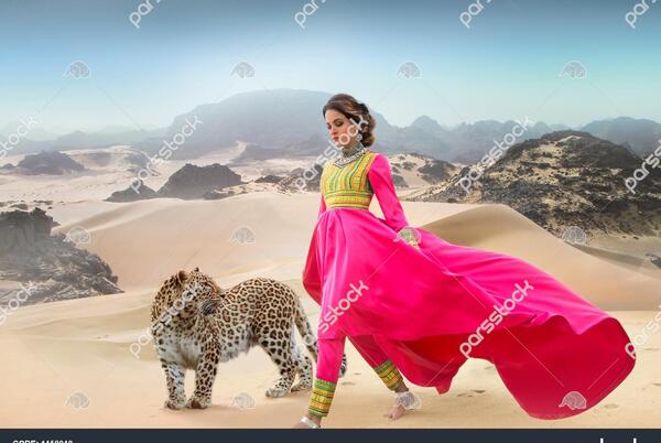 عکس پلنگ زن
