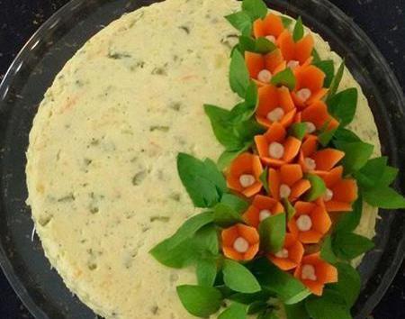عکس ایده هایی برای تزیین سالاد