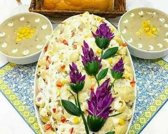 عکس ایده تزیین سالاد اندونزی
