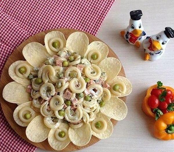عکس ایده تزیین سالاد اندونزی