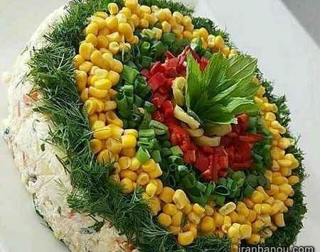 عکس ایده تزیین سالاد اندونزی