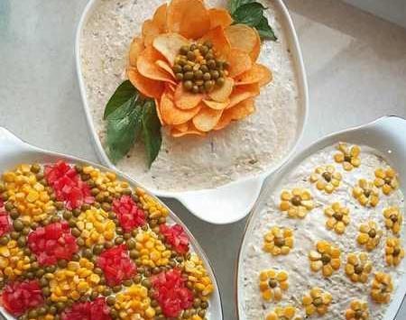عکس ایده تزیین سالاد اندونزی