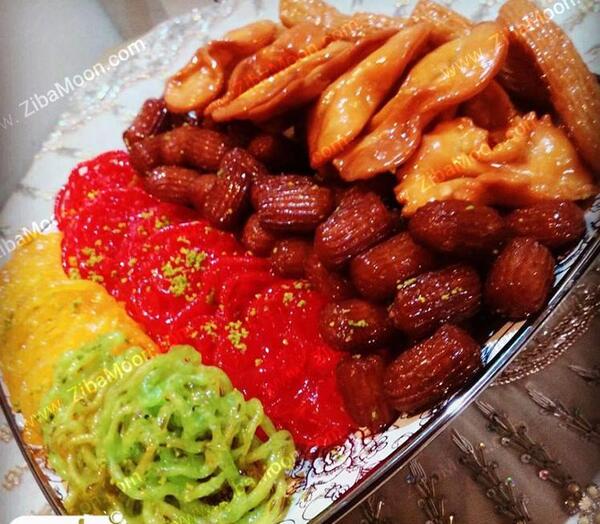 عکس شیرینی زولبیا و بامیه