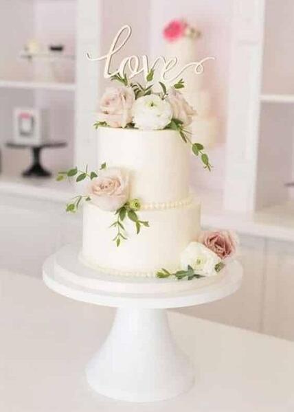عکس کیک سالگرد ازدواج دو طبقه