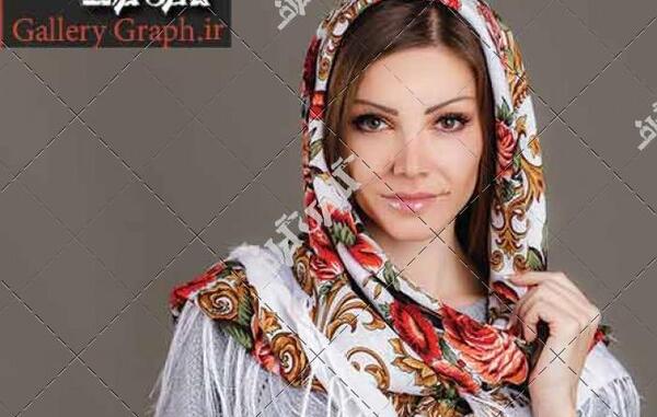 عکس دختر جذاب با روسری