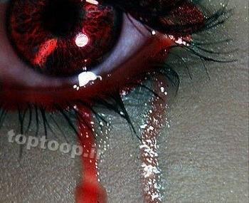 عکس پروفایل چشمان خونی