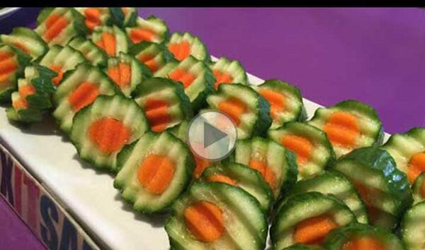 عکس ایده های جالب برای تزیین سالاد