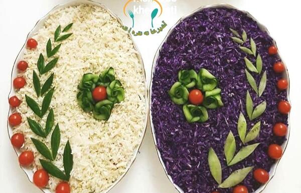 عکس ایده تزیین سالاد