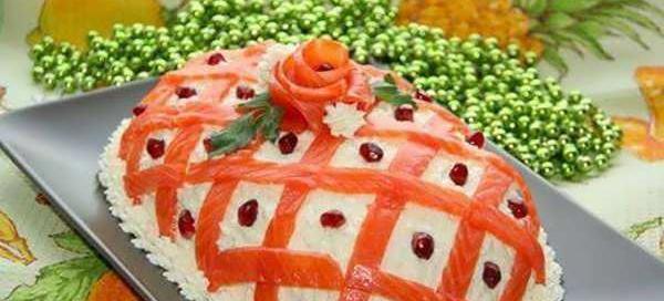 عکس ایده زیبا برای تزیین سالاد الویه