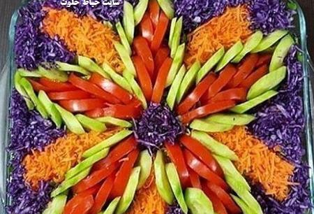 عکس ایده تزیین سالاد مجلسی