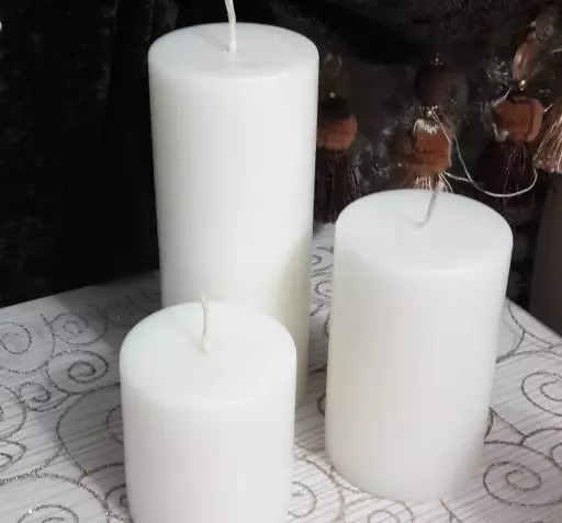 عکس شمع سفید ساده
