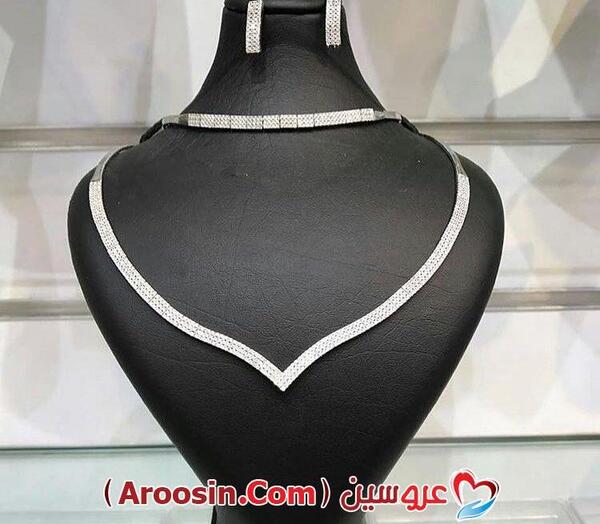 عکس سرویس طلای سفید ساده