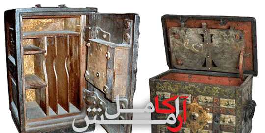 عکس گاوصندوق قدیمی