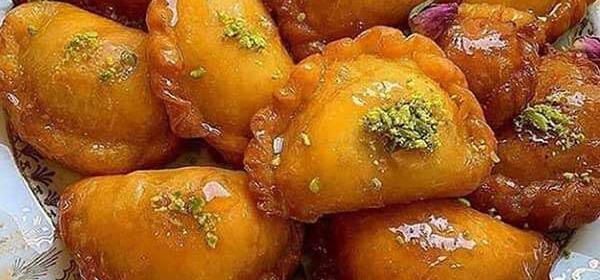 عکس شیرینی قطاب یزدی