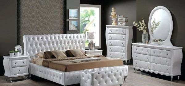 عکس سرویس خواب سفید ساده