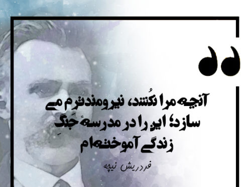 عکس جملات انگیزشی نیچه