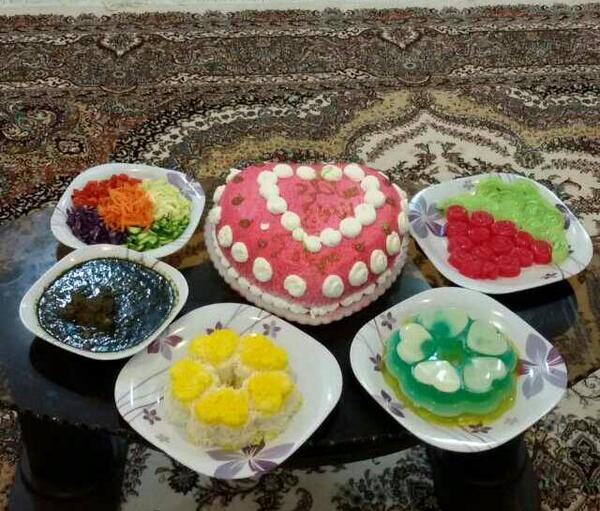 عکس غذای سالگرد ازدواج