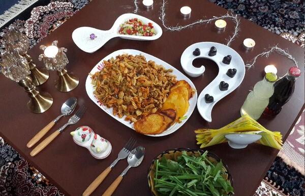 عکس غذای سالگرد ازدواج