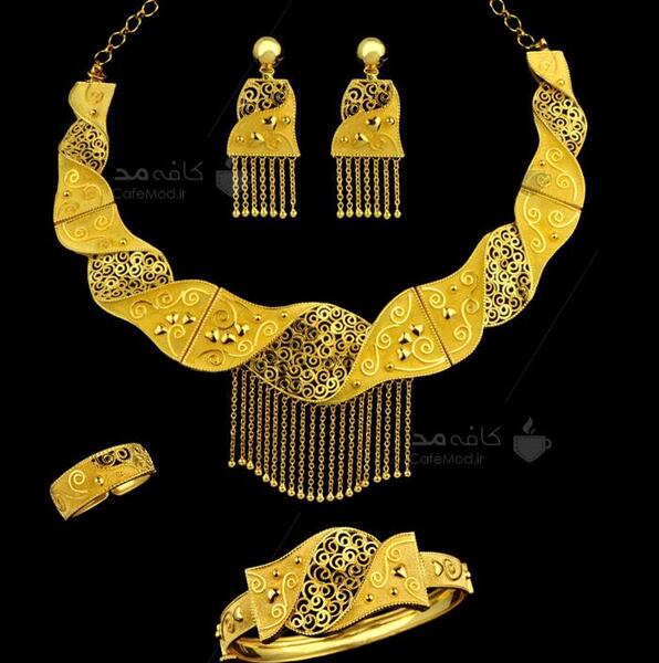 عکس گوشواره طلا عربی