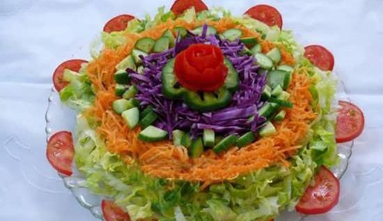 عکس چند ایده برای تزیین سالاد
