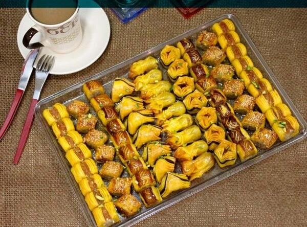 عکس شیرینی تو ظرف