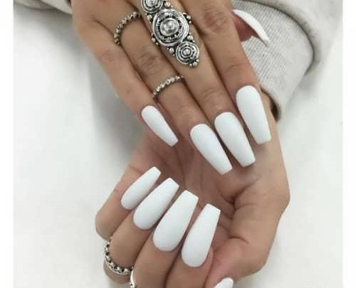 عکس لاک سفید ساده