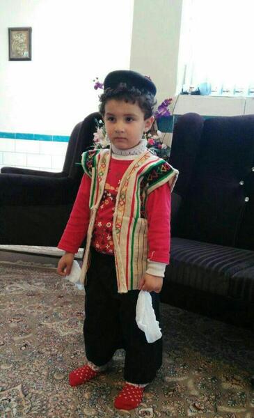عکس دختر بچه لر