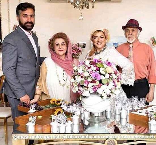 عکس لباس سالگرد ازدواج بهاره رهنما