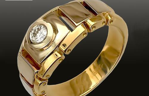 عکس انگشتر طلا لنگری