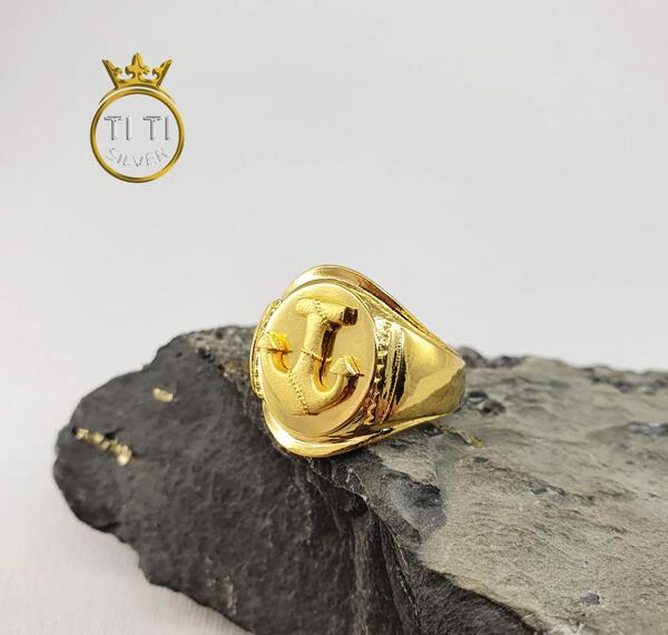 عکس انگشتر طلا لنگری