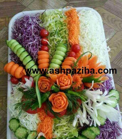 عکس ایده تزیین سالاد جدید