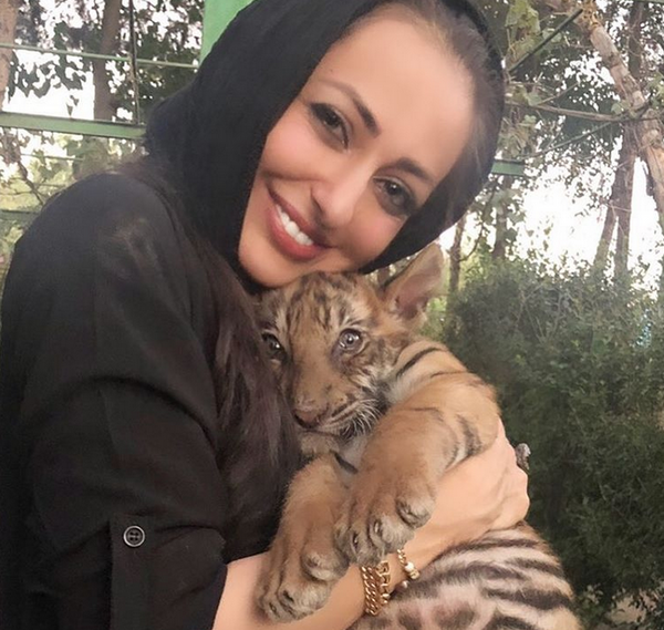 عکس پلنگ نفیسه روشن
