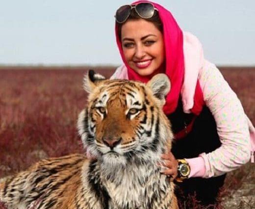 عکس پلنگ نفیسه روشن