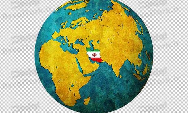 عکس کره زمین روی