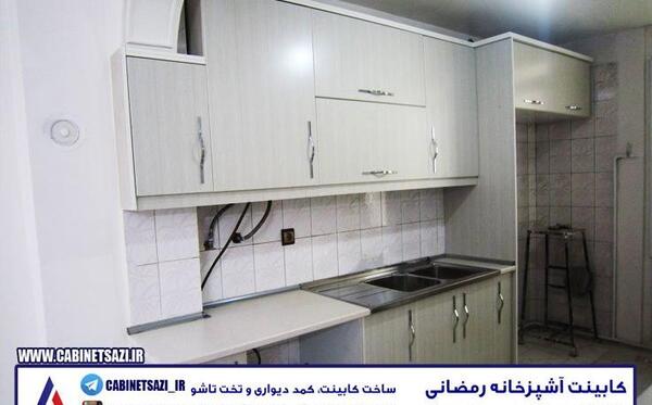 عکس کابینت سفید ساده