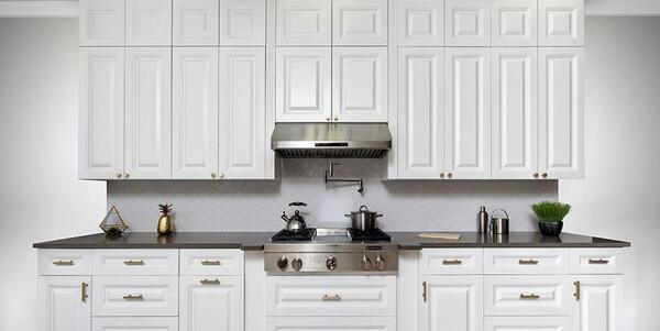 عکس کابینت سفید ساده