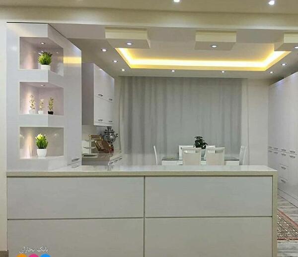 عکس کابینت سفید ساده