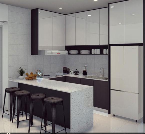 عکس کابینت سفید ساده
