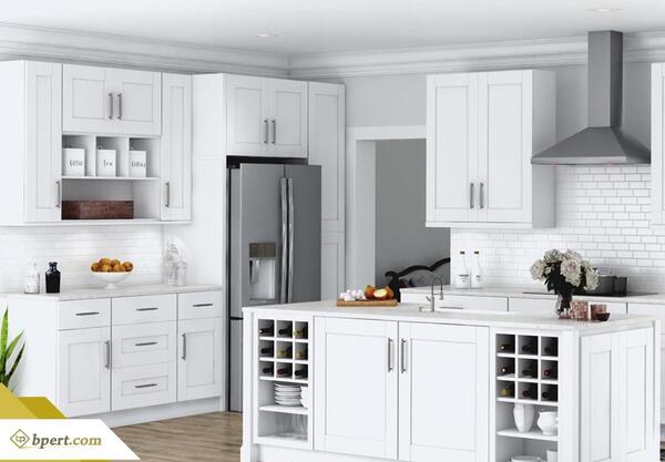 عکس کابینت سفید ساده