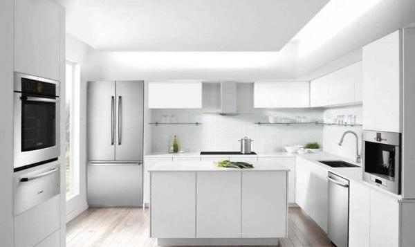 عکس کابینت سفید ساده
