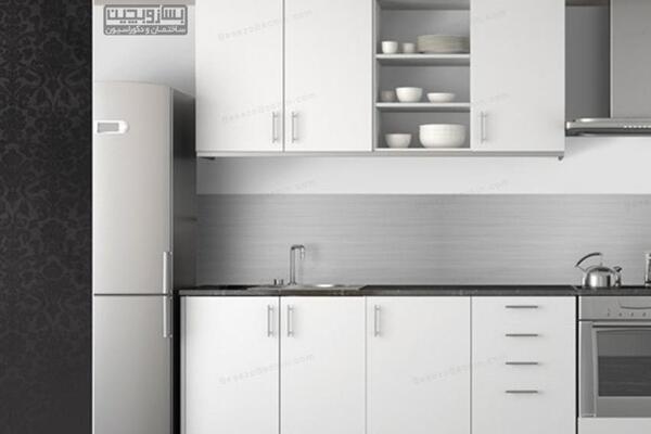 عکس کابینت سفید ساده