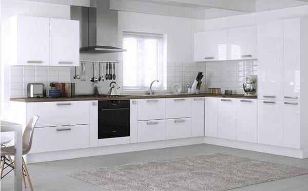 عکس کابینت سفید ساده