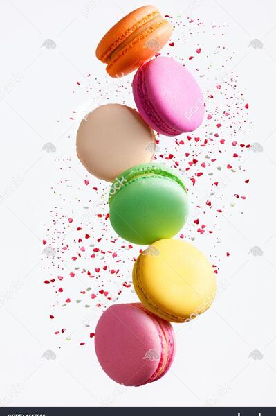 عکس شیرینی رنگارنگ