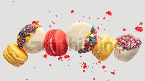 عکس شیرینی رنگارنگ